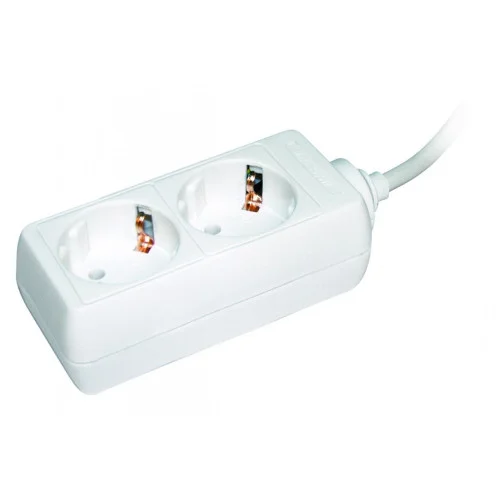 Extension cord P02 2 sockets 2Р+РЕ/5 m 3х1mm2 16A/250V STANDART UEC